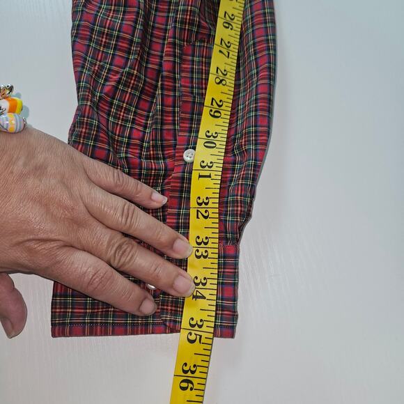 Ralph Lauren Yarmouth Shirt Men Large Plaid Button Down Long Sleeve Preppy Pony - Picture 10 of 10